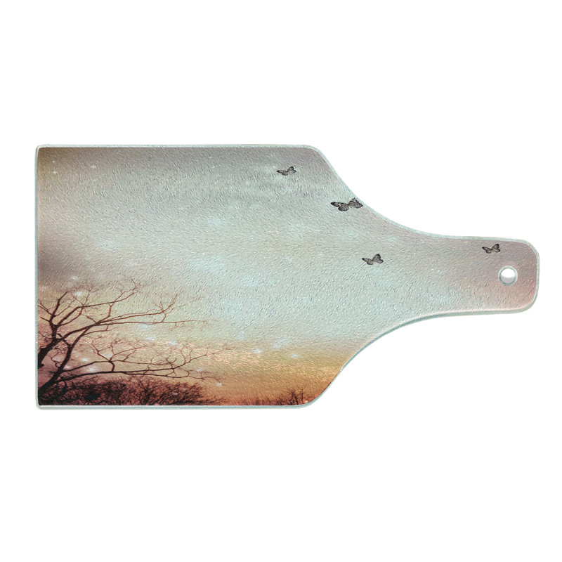 Planche à découper en verre trempé Ambesonne