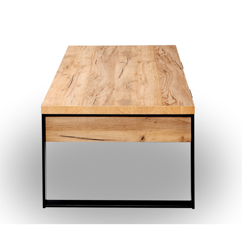 Draylen 2-Drawer Coffee Table, Core Oak