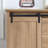 Farmhouse Accent Chest With Sliding Barn Door And 5 Drawers, White - Rustic Charm And Practical Storage-63529265