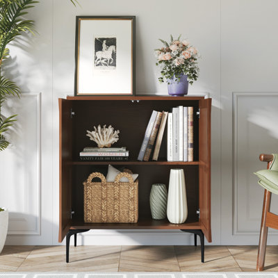 2-Door Accent Cabinet With Adjustable Shelves,