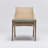Delray 19'' H Upholstered Mahogany Armchair-90795099-91437504