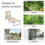 Ahzari 58cm Long Single Sun Lounger