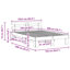 Bed Frame With Headboard Solid Wood Pine-1574490352-1574490355