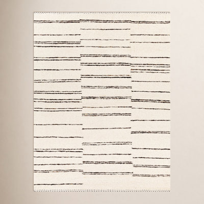 Alexuss Hand-Woven Striped Rug