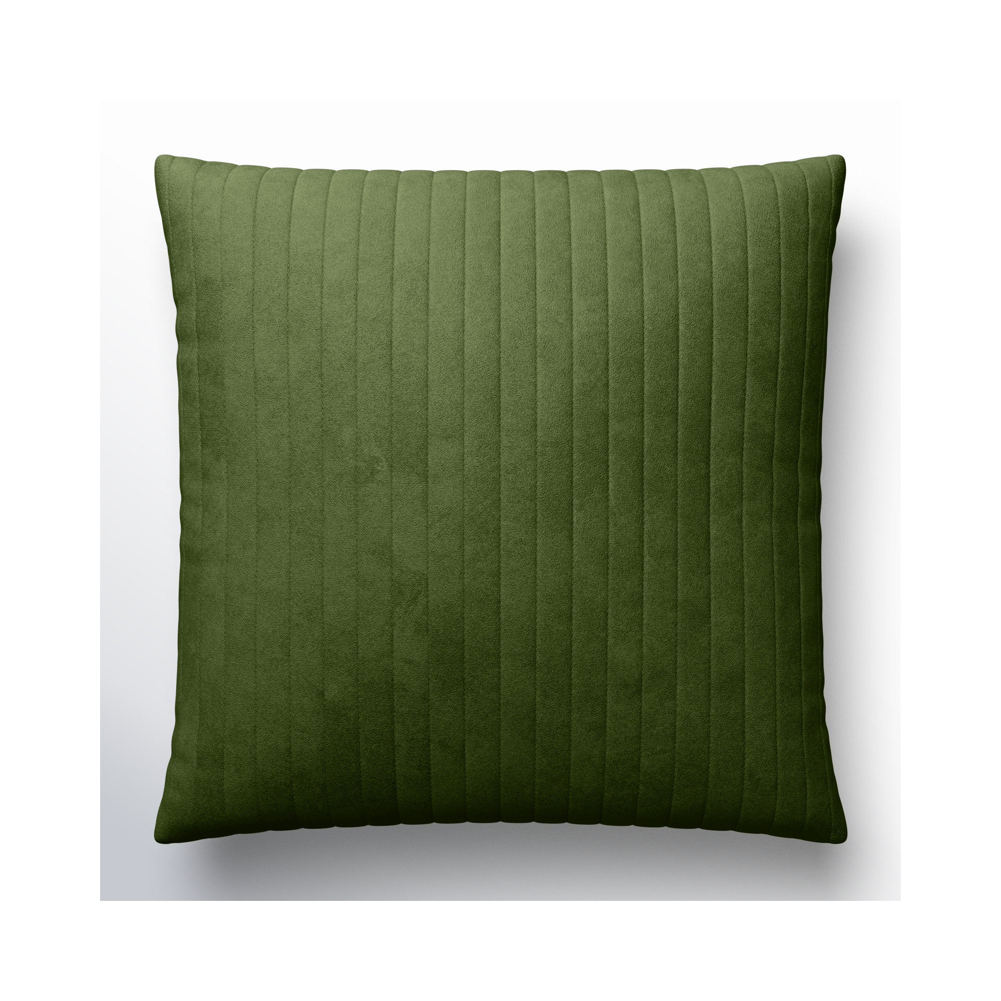Beirne Throw Pillow, Medium Green, Polyester/Polyfill, 22" x 22"