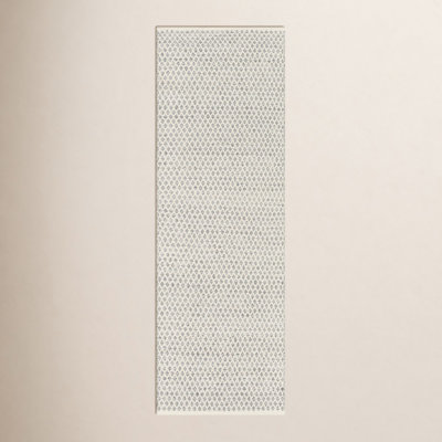 Hinton Gray Hand-Woven Outdoor Geometric Rug