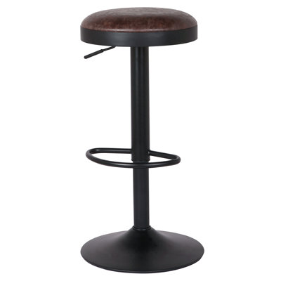 Jaydon Swivel Upholstered Adjustable Height Stool