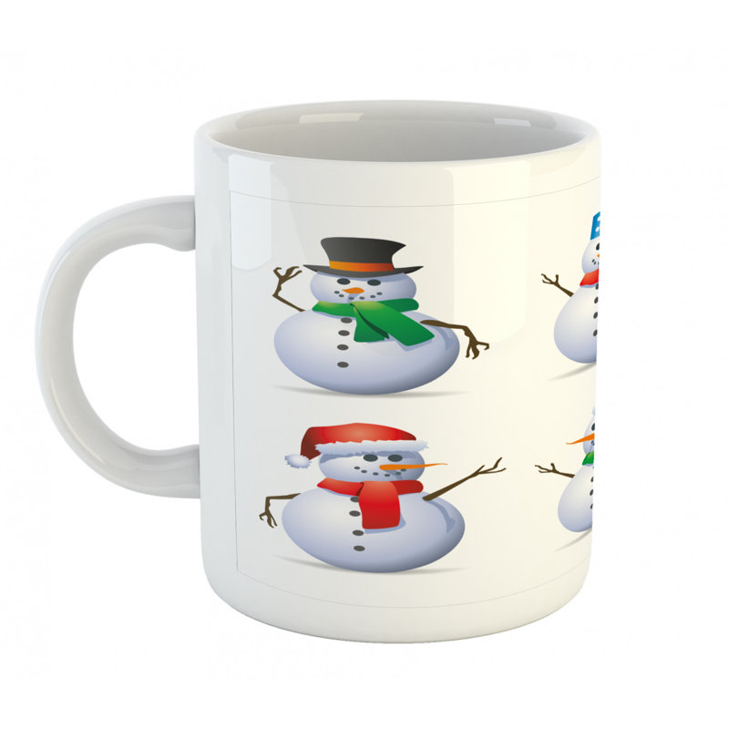 Grande tasse à café snow