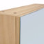 Armoire de salle de bain murale à miroir, armoire à pharmacie, armoire de rangement au-dessus de la toilette avec tablettes et porte-serviettes