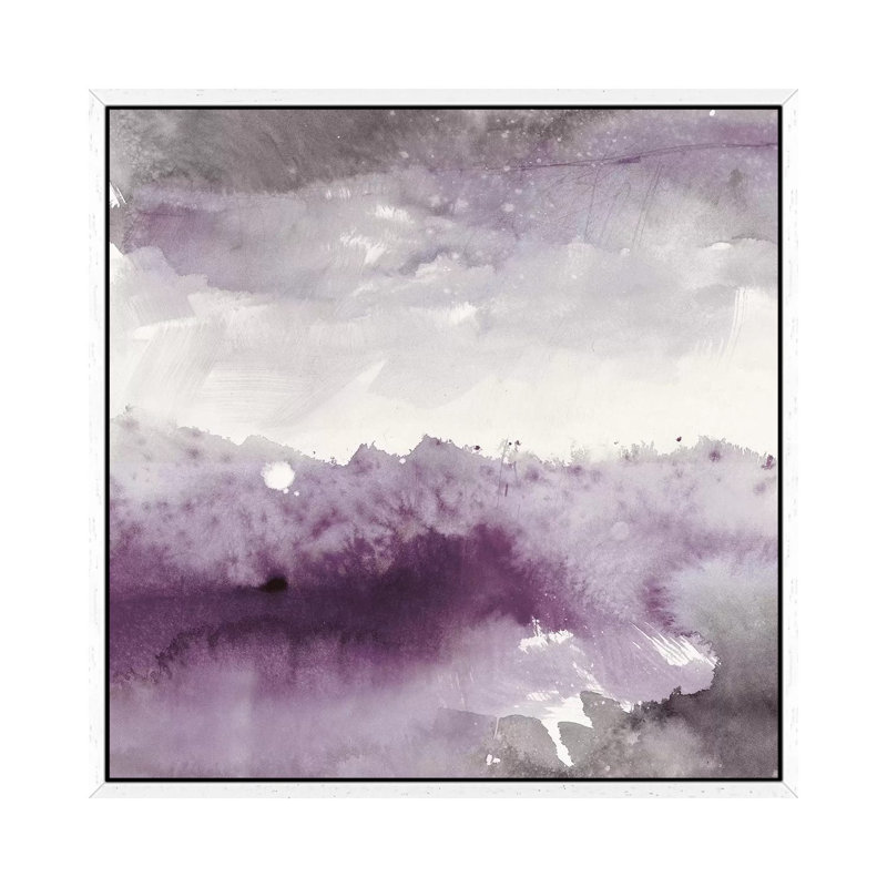Midnight at the Lake II 1 Piece Painting on Canvas, 66.04 cm H x 66.04 cm W, White Floater Framed