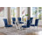 Kennise Glass Top Double Pedestal Dining Set-377858198-377858192-377917782