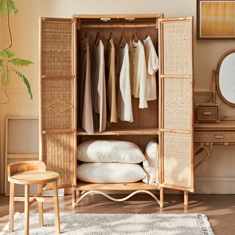 Fresh Rattan Wardrobe