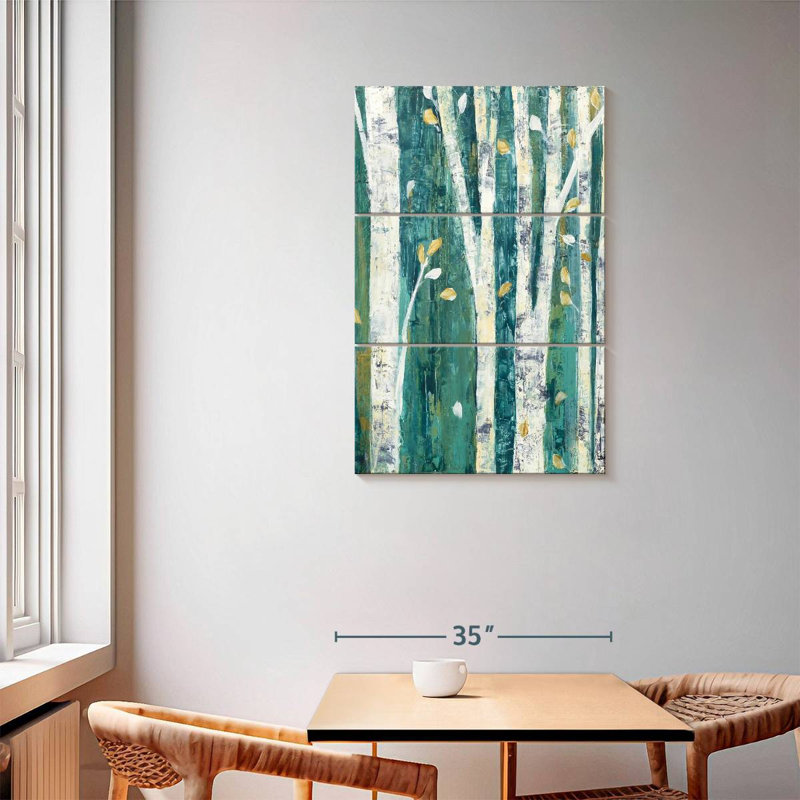 Harnek Birches In Spring II, 57" H x 36" W