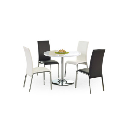 Abdurrehman Round Metal Base Dining Table