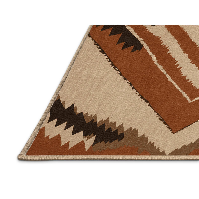 Painted Desert Rug, Square 3'