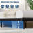 LED Floating Bed Frame No Box Spring Needed-1658856171