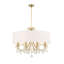 Lustre vibrant doré 8 lumières Havant-919061605