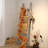 Fully Assembled 6Ft Wood Blanket Ladder Living Room Decorative Wall Leaning Farmhouse Quilt Display Holder Rustic Wooden Towel Rack For Bathroom-1784457910