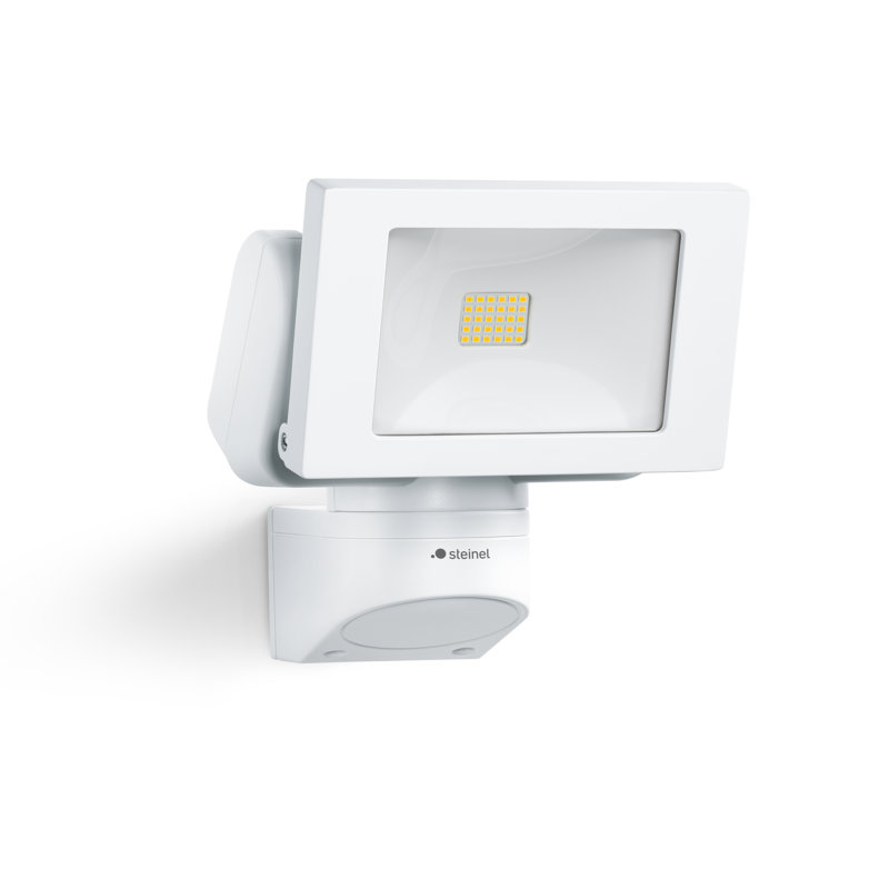 14.7-Watt LS 150 LED Outdoor Security Flood Light, White