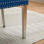 Banc de salle à manger capitonné en velours, style moderne du milieu du siècle, avec dossier à oreilles-1940795511