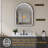 Wall Mounted Bathroom Framed LED Mirror With Memory Function-1289264547-1340570946