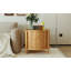 Table basse rotative moderne 19,7 po avec rotin et rangement caché FFZ