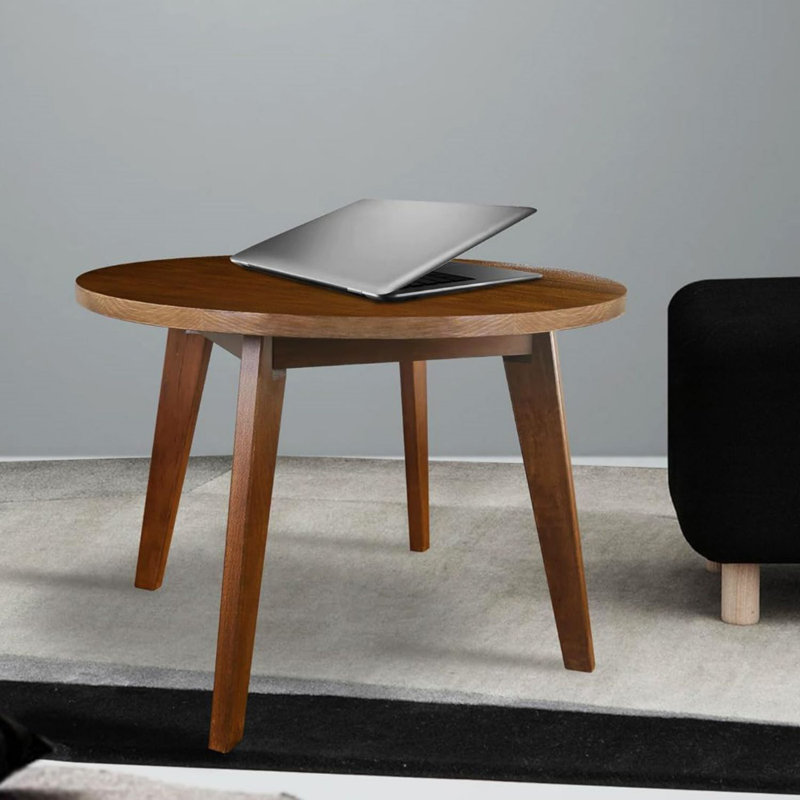 Calixto Solid Wood Single Coffee Table, Walnut