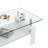 Fraiya Rectangle Coffee Table with Tempered Glass & MDF Storage Shelf, Modern Living Room or Office Center Table-1754308173-1752602306