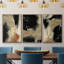Baked Paintstrokes IV, reproduction encadrée sur toile 3 pièces-91887007-91887012