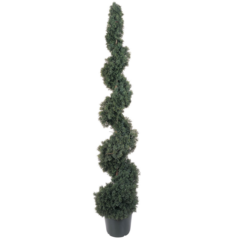 Topiaire de cèdre artificiel en pot, H 60 po