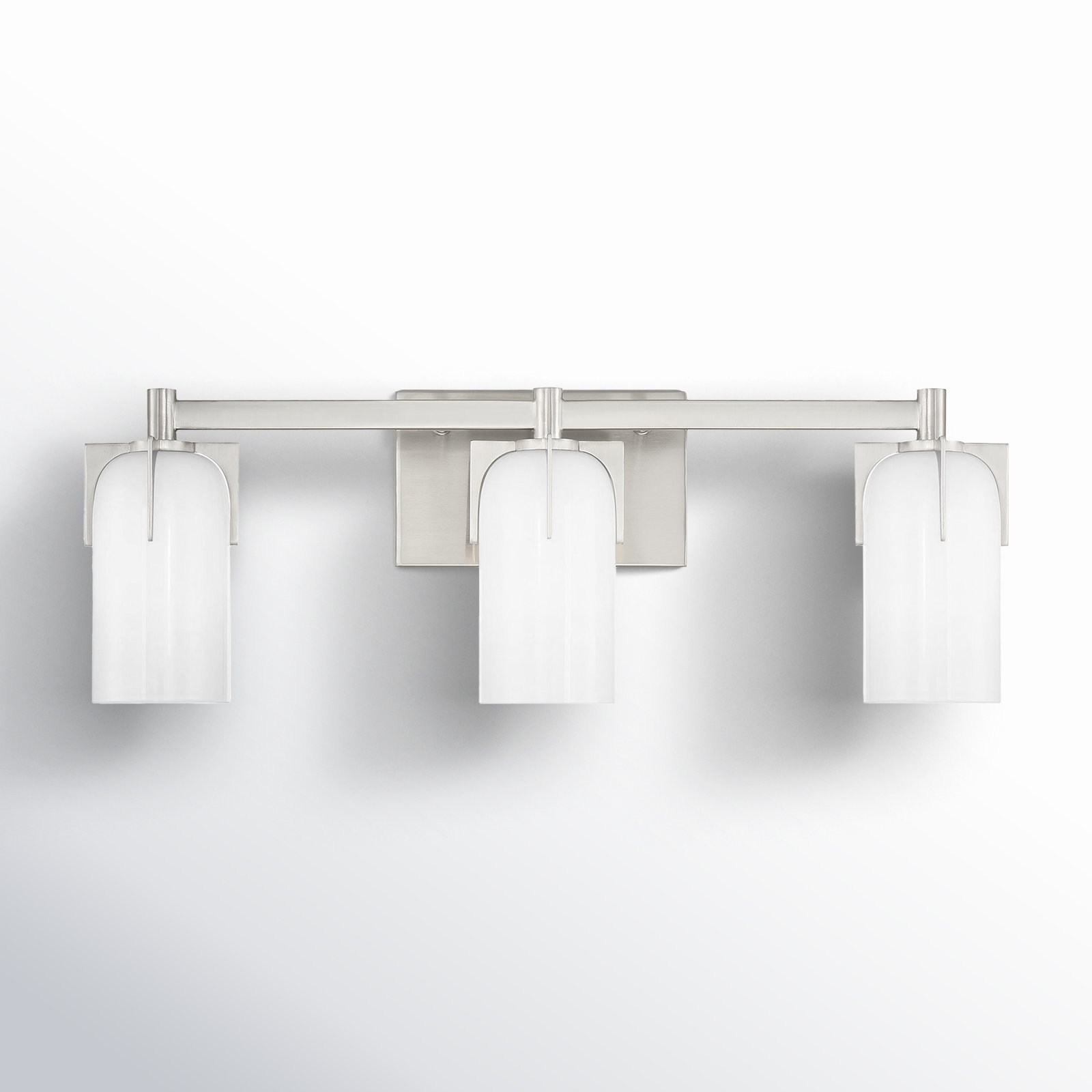 Irela 3 - Light Vanity Light, Satin Nickel, 8.5" H x 24" W x 24" D, 3 Lights