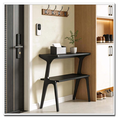Wooden Bedside,Sofa Table,2-Tier Side Table
