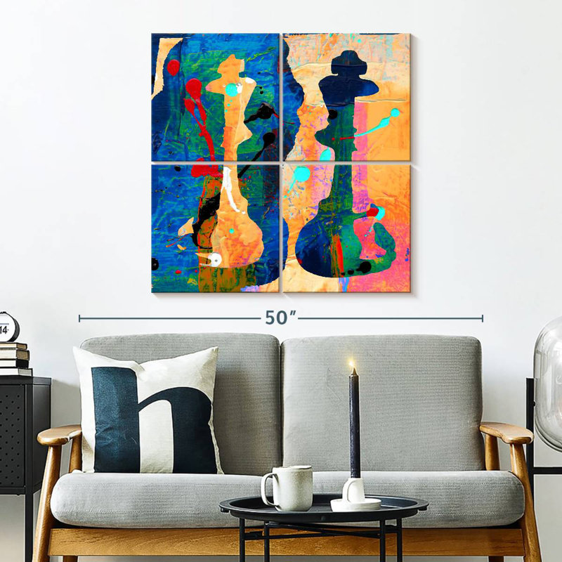 Senne Two Kings, 32" H x 32" W