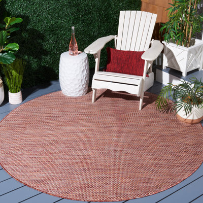 Castlebourne Red/Beige Area Indoor/Outdoor Area Rug