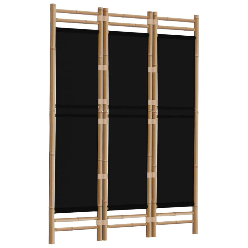 Cloison H 70,9 po Stanleytown, Noir, 3, H 70,9 po x l 47,2 po