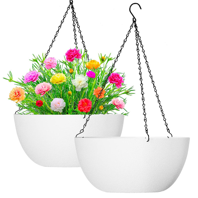 Hanging Planter, White