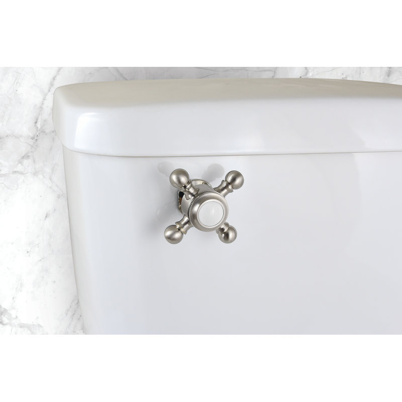 Kingston Brass Buckingham Front Mount Toilet Tank Lever, Brushed Nickel