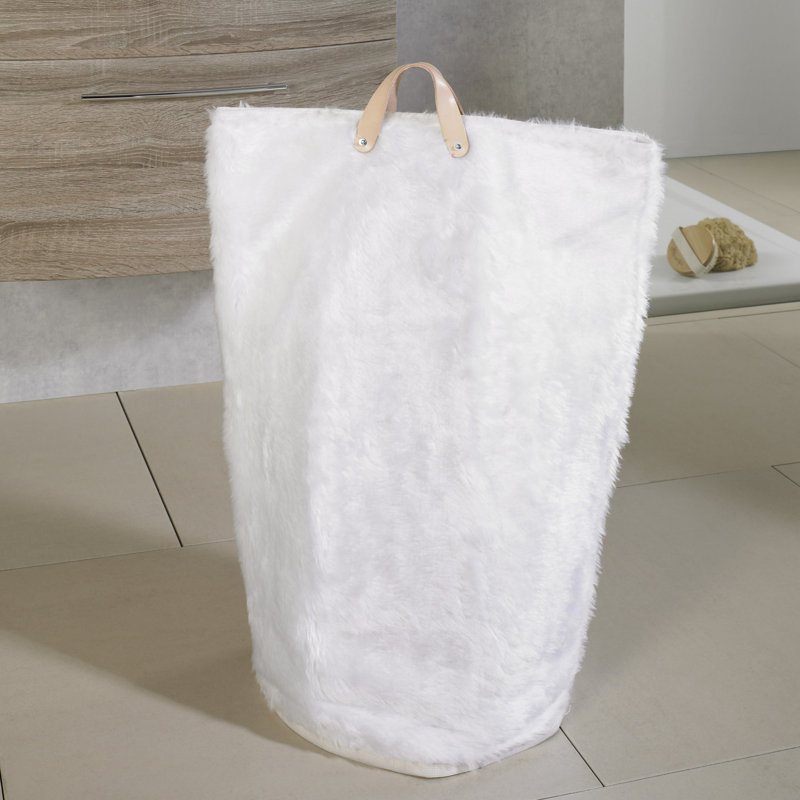 Laundry Bag with Handles, White