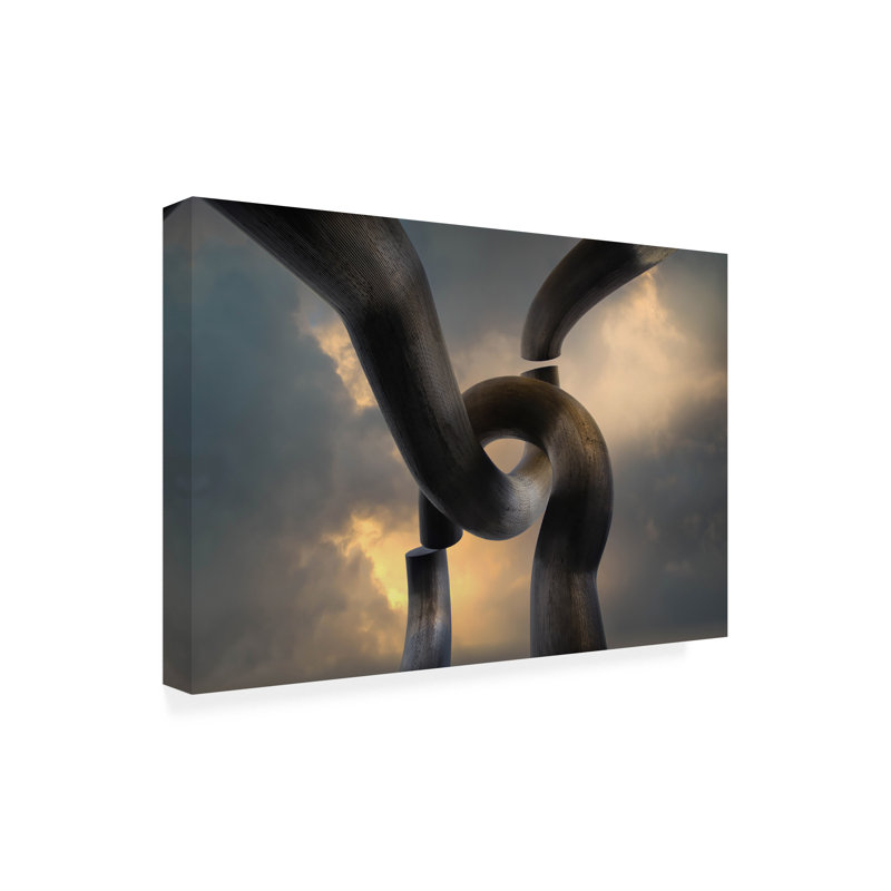 Art sur toile chaîne bolologique Wim Denijs, H 12 po x l 19 po