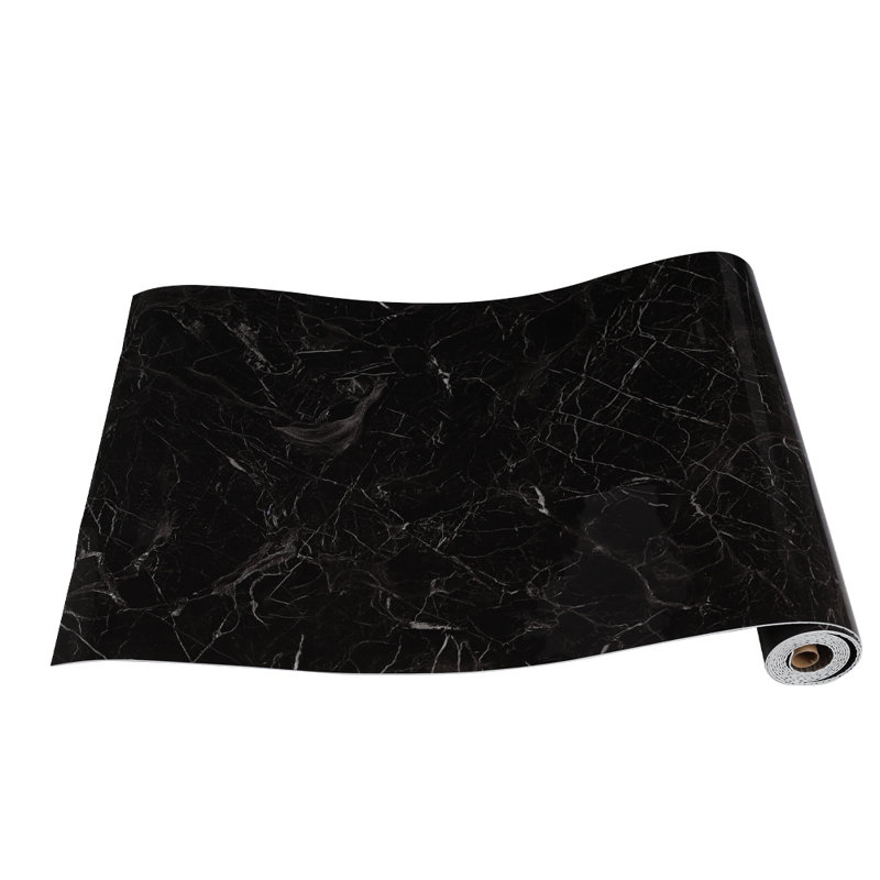 Chaila 3m x 60cm Wallpaper Roll, Black
