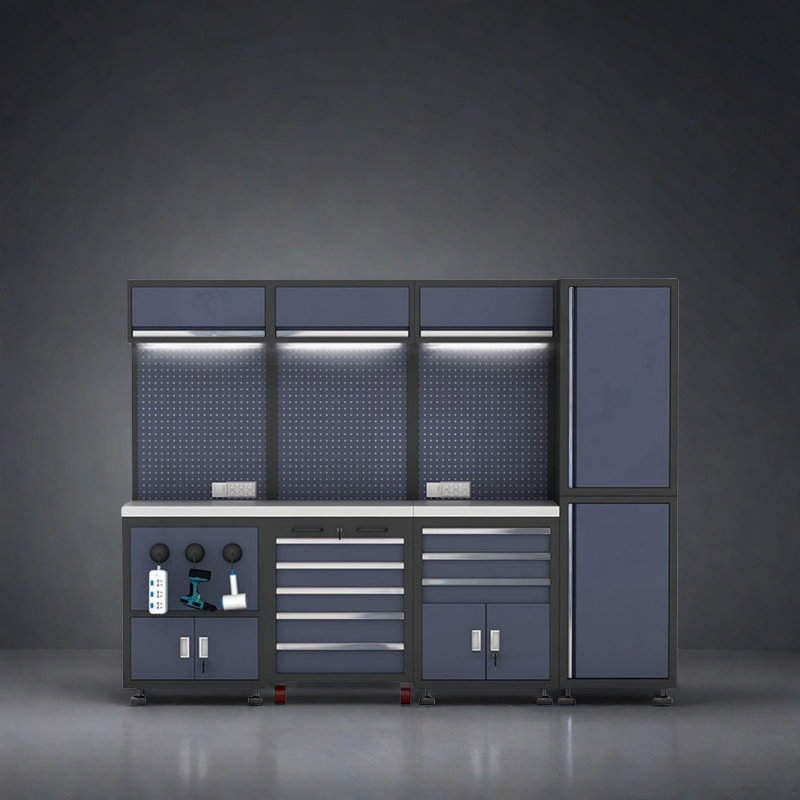 Workshop garage complete storage system set