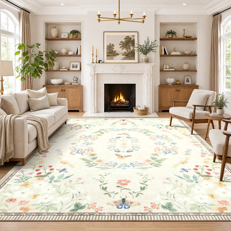 Tapis de jardin 5x7, Beige