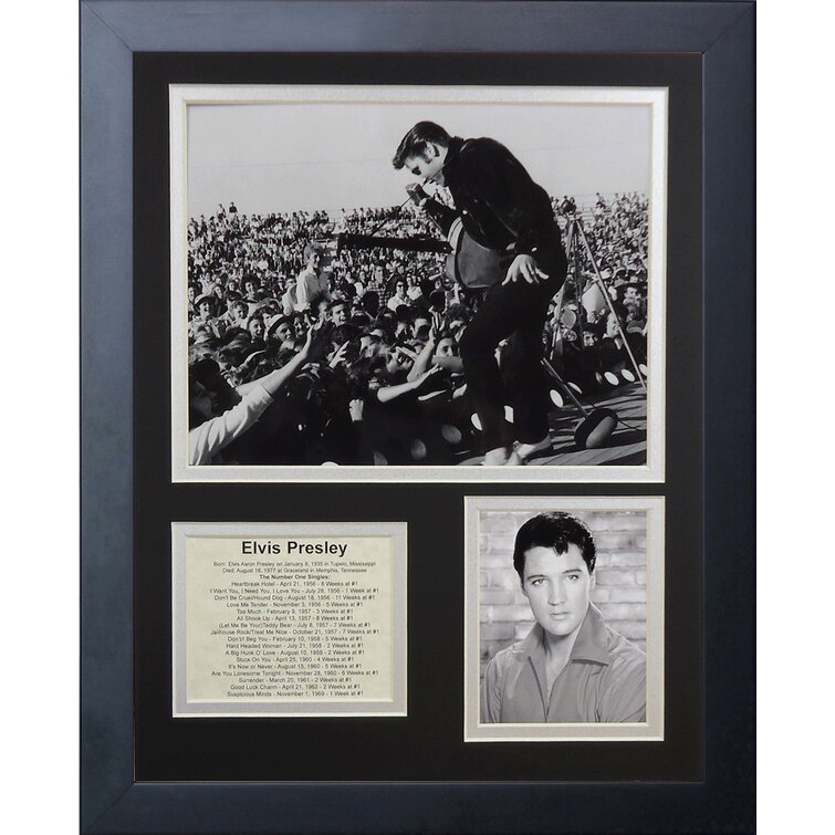 Framed On Paper Memorabilia