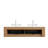 Wall mounted bathroom cabinet with drawer