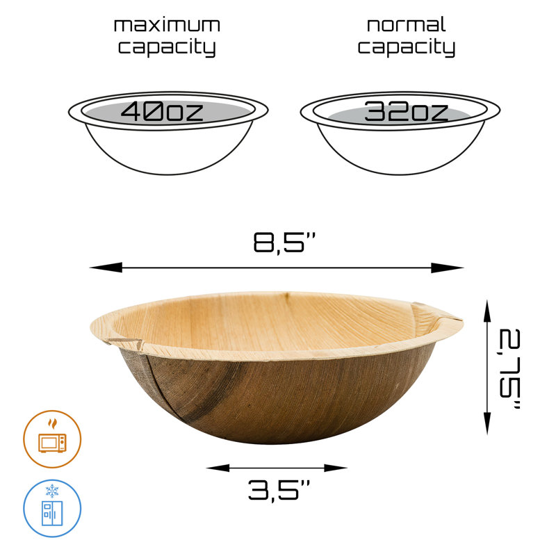 Disposable Serving Bowls - Compostable
