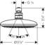 Raindance E 150 1Jet Rain Shower Head-6002178