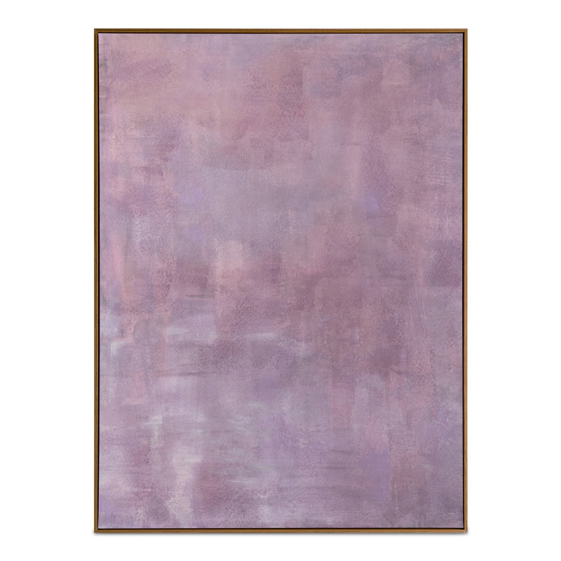 Enamor, peinture encadrée lavande
