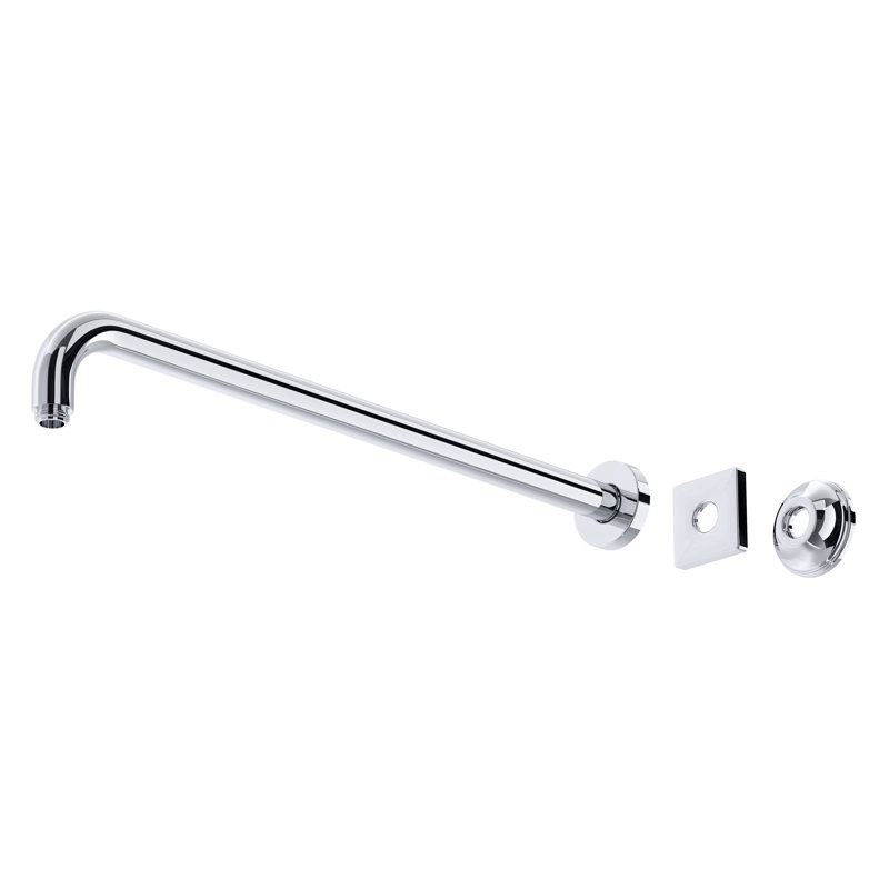 20.8125" Reach Wall Mount Shower Arm, Polished Chrome