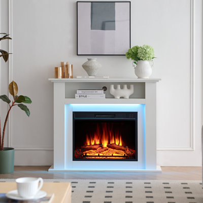 FLAMEKO Sahara Freestanding Electric Fireplace Suite