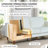Besharat 82.6" Comfy Sofa Couch with USB, Loveseat Modern Sofa Couches for Living Room,  Apartment Lounge-1645321988